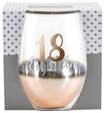 Ombre Stemless Wine Glass 18th