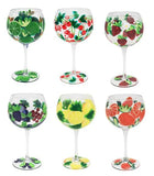 Hand Painted Wine Glasses