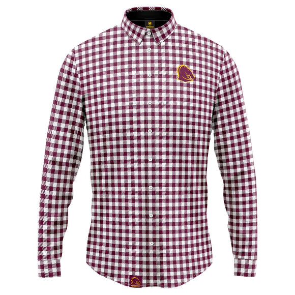 NRL Broncos Dress Shirt