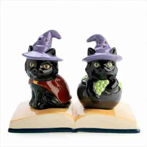 3pc Black Cat Salt & Pepper