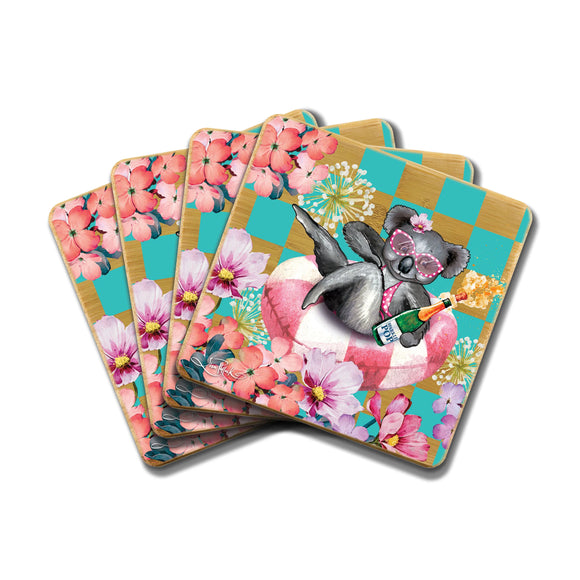 Lisa Pollock - Bamboo Coaster Sets