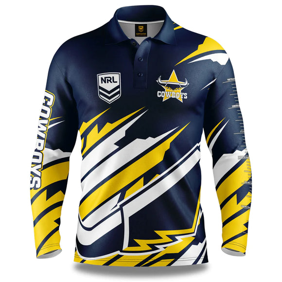 NRL North Queensland Cowboys Ignition Fishing Shirt