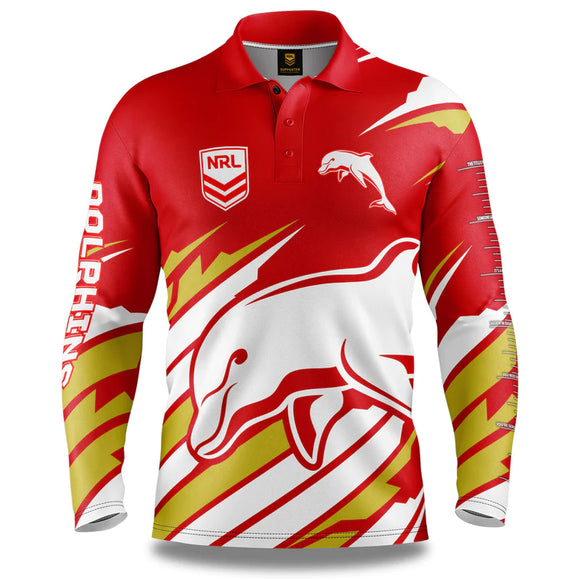 NRL Dolphins Ignition Fishing Shirt