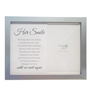 Her Smile Verse Photo Frame