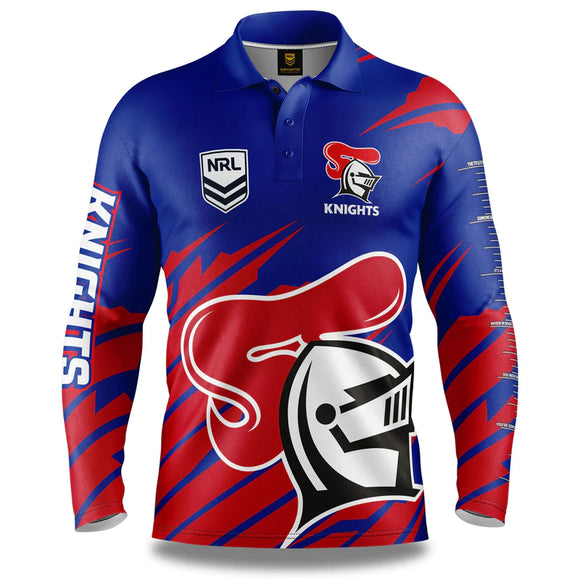 NRL Newcastle Knights Ignition Fishing Shirt