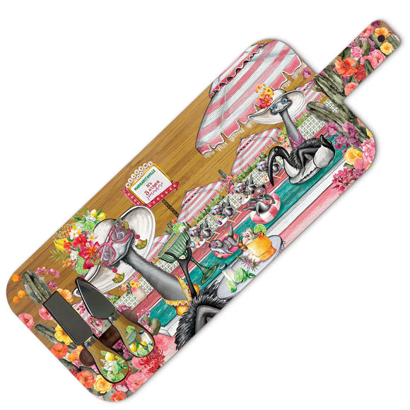 Lisa Pollock - Large Board with knives