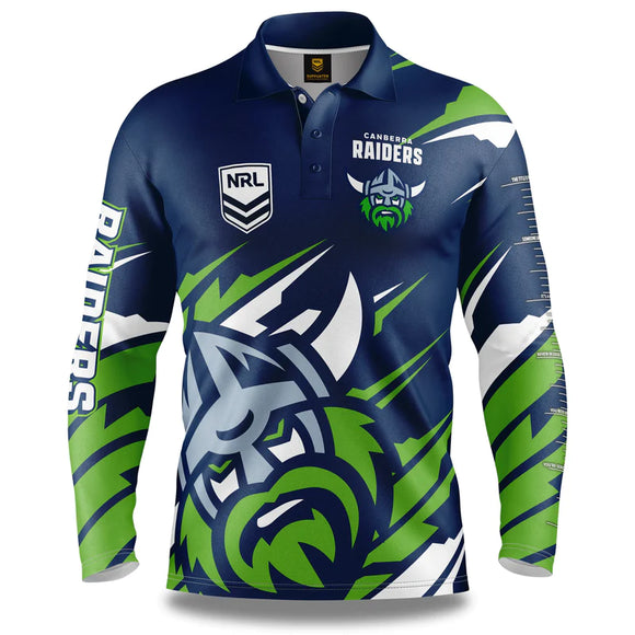 NRL Canberra Raiders Ignition Fishing Shirt