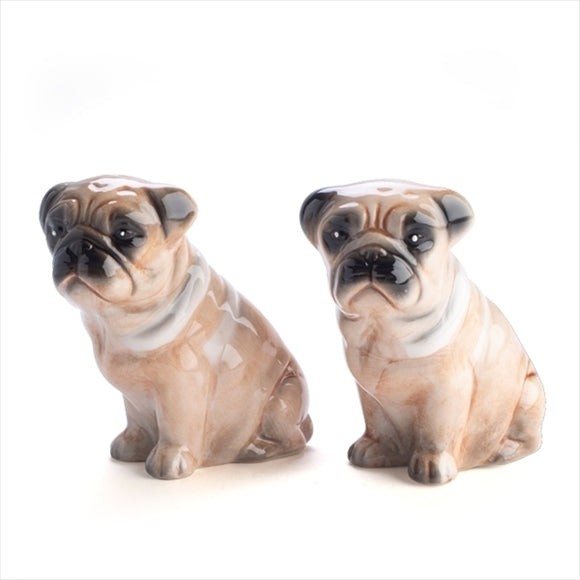 Salt and Pepper Shaker Set - Pugs