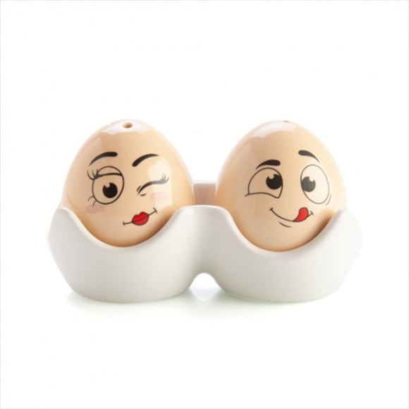 Salt and Pepper Shaker Set - Eggheads