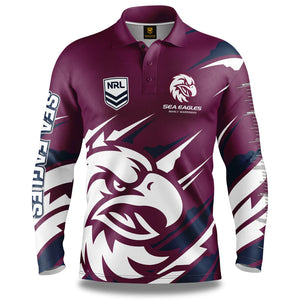 NRL Manly Sea Eagles Ignition Fishing Shirt