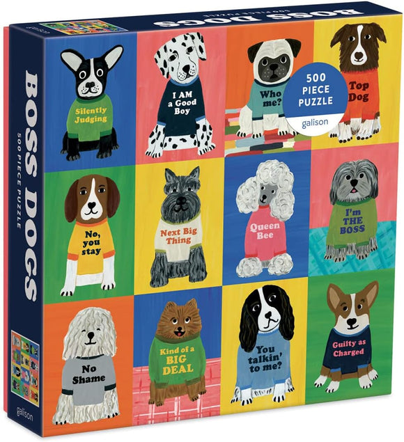 Boss Dogs 500 Piece Family Puzzle