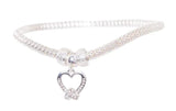 Equilibrium Mesh Heart Bracelet