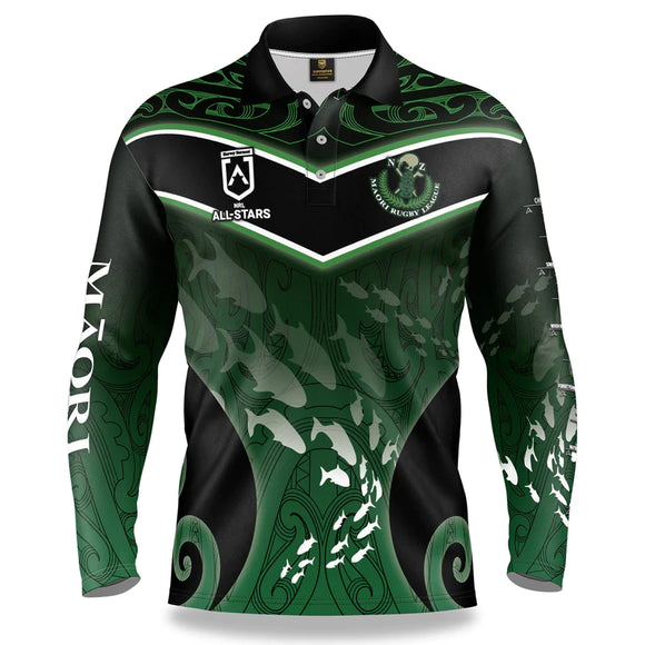 NRL Maori All Stars Unity Fishing Shirt - Adult