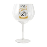 Sip Celebration 21st - Balloon Glass
