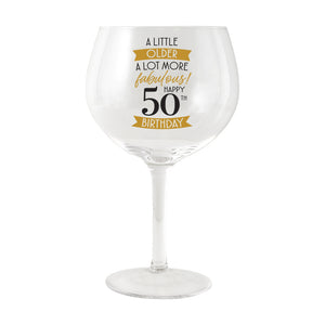 Sip Celebration 50th - Balloon Glass
