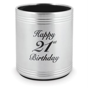 21st Birthday Stubby Cooler