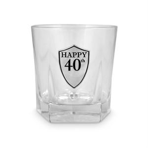 40th Birthday Whisky Glass