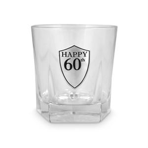 60th Birthday Whisky Glass