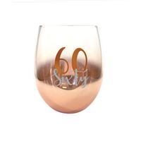Ombre Stemless Wine Glass 60th