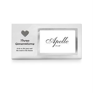 Three Generations Heart Photo Frame