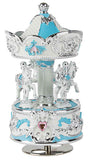 Musical Carousel - Pink/Purple/Silver or Blue/Silver
