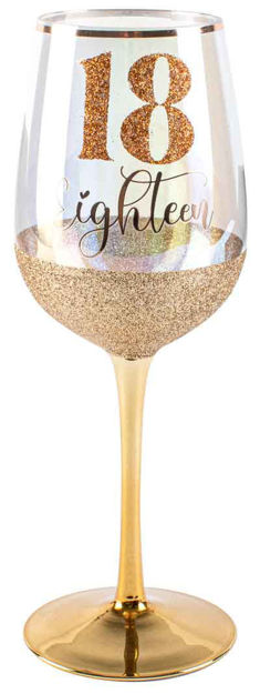 Wine Glasses - Glitterati Birthday