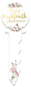 18th Birthday Key - Landmark Designs