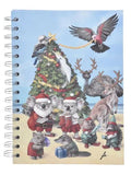 Christmas Aussie Notebook x2