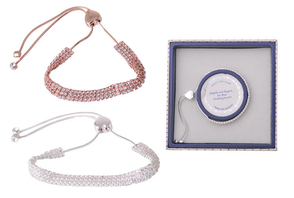 Equilibrium Heart Bling Bracelet