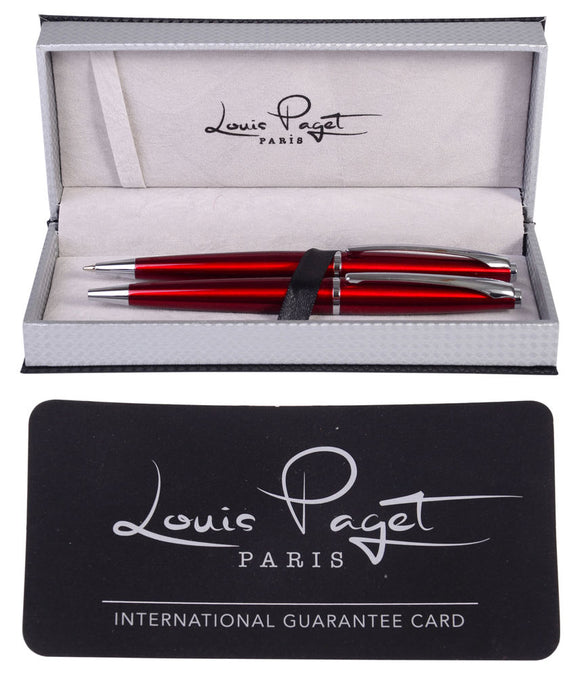 LOUIS PAGET PARIS 2 PIECE GIFT PEN SET