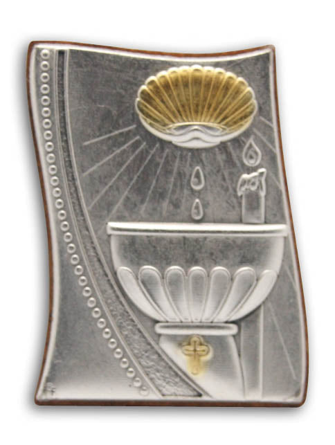 Baptismal Silver Plaque