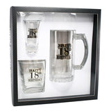 Happy Birthday Gift Pack - Shot Glass, Beer Stein & Scotch Glass