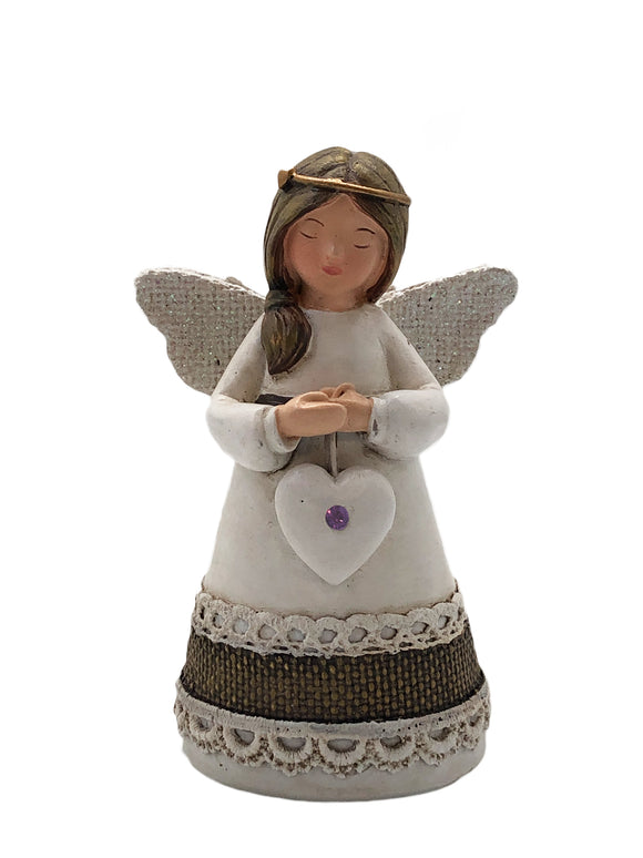 Little Blessing Angel - Light Amethyst