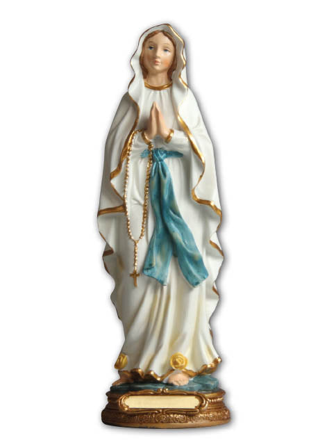 Lady of Lourdes Resin Statue 30cm