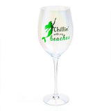 Wine Glass Chillin with my Beaches