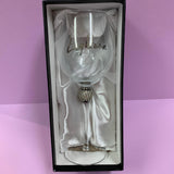 Diamante Birthday Wine Glass