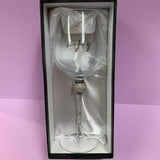 Diamante Birthday Wine Glass